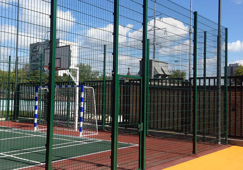 2Д забор для футбольной площадки в Ревде